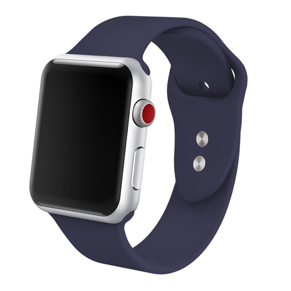 Accessories - NEW Midnight Blue Silicone Band For Apple Watch